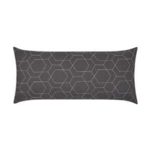 Hex Quilt Lumbar-Grey