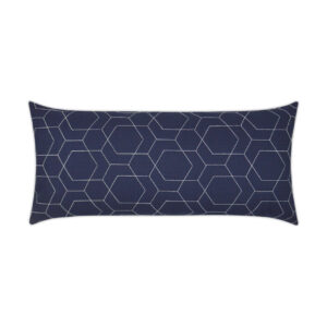Hex Quilt Lumbar-Navy