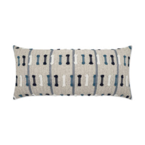Tassel Stripe Lumbar-Blue