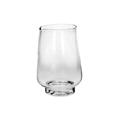 Elyza Clear Hurricane Vase Glass Dia 6.3”-ST - Clear