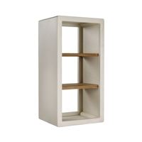 Verona Lime Plaster Off White 2 Shelves - Off-White - Off-White