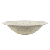 Bosque Salad Bowl White Stoneware - White - White