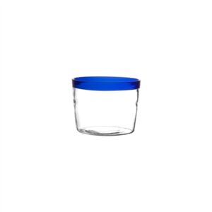 Tarifa Blue Drinking Glass 7 fl oz Borosilicate Glass - Blue - Blue