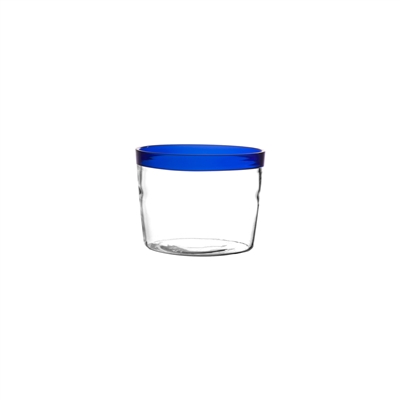 Tarifa Blue Drinking Glass 7 fl oz Borosilicate Glass - Blue - Blue