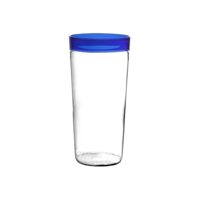 Tarifa Blue High Ball Glass 13 fl oz Borosilicate Glass - Blue - Blue