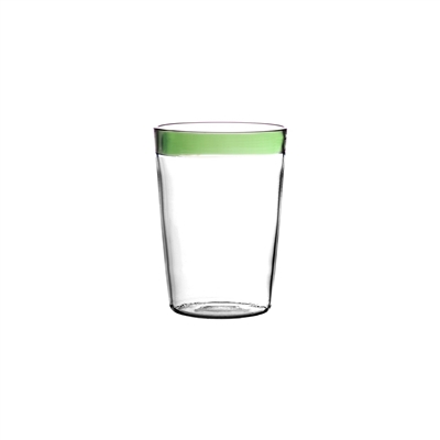 Tarifa Green Drinking Glass 10 fl oz Borosilicate Glass - Green - Green