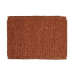 Frivole Brique Cotton Placemat - Brique - Brique
