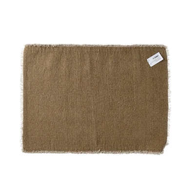 Frivole Camel Cotton Placemat - Camel - Camel