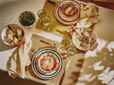 Frivole Tumeric Cotton Placemat - Tumeric - Tumeric - Imagen 3