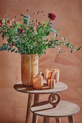 Tripoli Set of 2 Mango Wood Brown Coffee Tables - Brown - Brown - Imagen 2