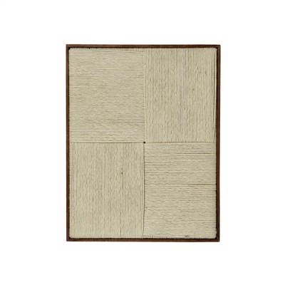 Telaio Off-White Wool Wall Deco - Off-White - Off-White