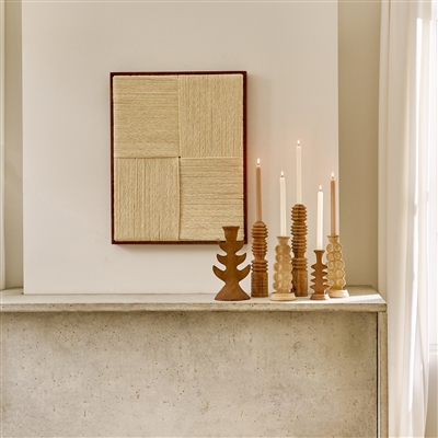 Telaio Off-White Wool Wall Deco - Off-White - Off-White - Imagen 3