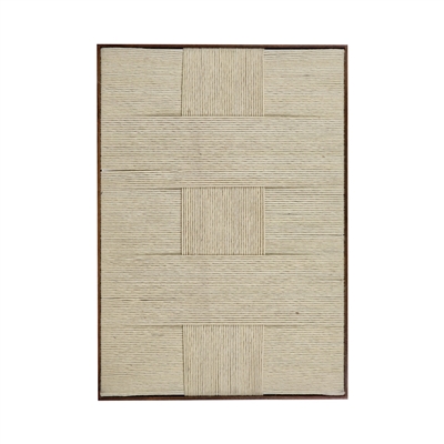 Telaio Wool Off-White Wall Deco - Off-White - Off-White