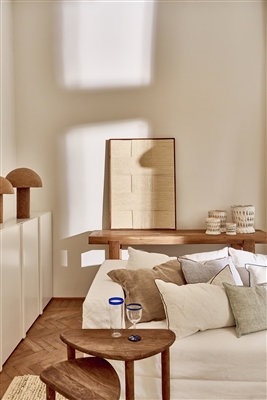 Telaio Wool Off-White Wall Deco - Off-White - Off-White - Imagen 2