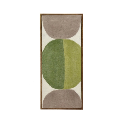 Wooly Mixed of Colors Canvas with Wood Frame - Multi - Multi