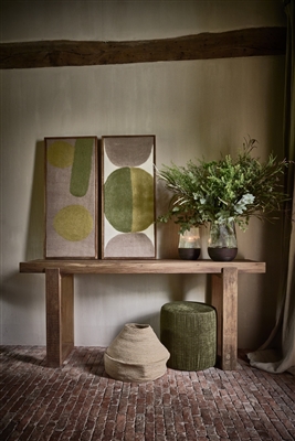Wooly Mixed of Colors Canvas with Wood Frame - Multi - Multi - Imagen 3
