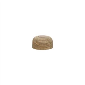 Arbre Natural Round Mango Wood Candle Holder Sm - Natural - Natural