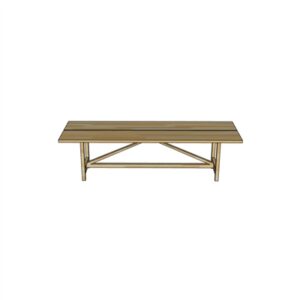 French Natural Oak Farm Bench - Natural - Natural