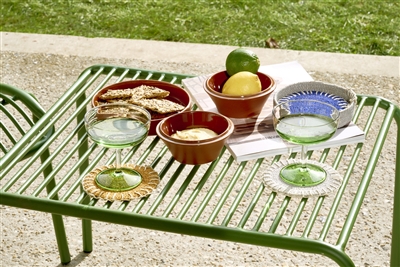 Tarifa Green Coupe Glass 6 fl oz Borosilicate Glass - Green - Green - Imagen 2