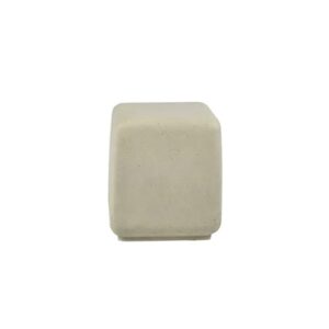 Makura Off-White Fiber Cement Stool - Off-White