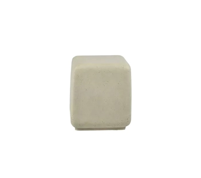 Makura Off-White Fiber Cement Stool - Off-White