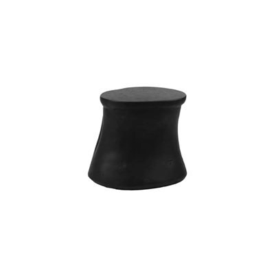 Mycelia Charcoal Fiber Cement Stool - Charcoal