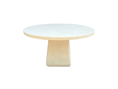 Makura Round Off-White Fiber Cement Table - Off-White