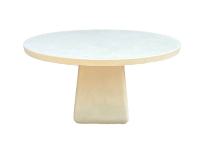 Makura Off-White Round Fiber Cement Table - Off-White