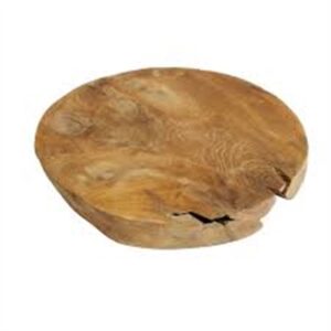 Cutting Board Round - Natural -ST - Wooden
