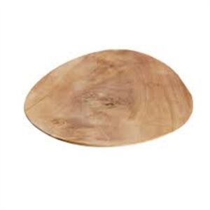 Plate Drop - Natural -ST - Wooden