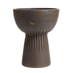 Bowl Fire L - Brown / Black Terracotta - Brown