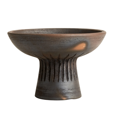 Bowl Fire S - Brown / Black Terracotta - Brown