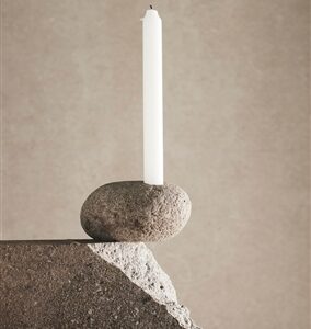 Candle holder Valley - Grey/Natural - Grey/Natural - Grey/Natural