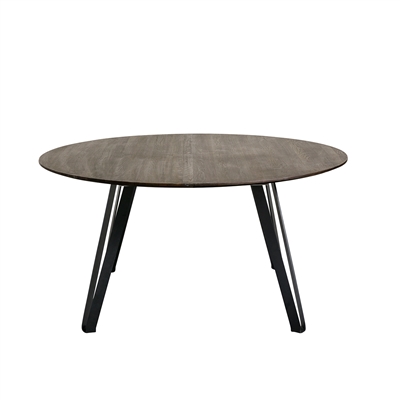 Dining Table Space Smoked Round - Smoked