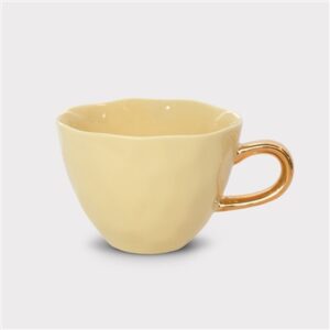 Good Morning Cappuccino/Tea Cup Raffia Yellow- ST - Multi Co