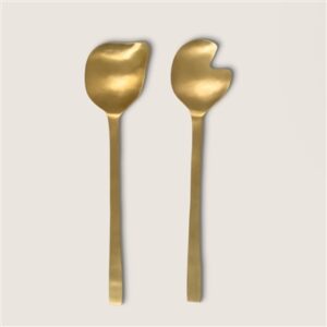 Salad Server Gold In Gift Pack- ST - Gold