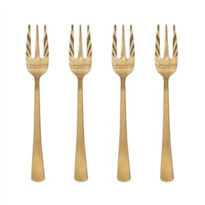 Fork Gold - Set of 4 in Gift Pack- ST