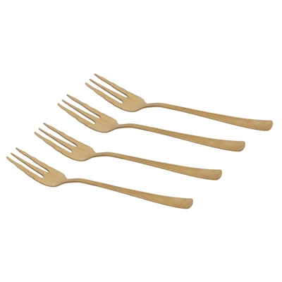Fork Gold - Set of 4 in Gift Pack- ST - Imagen 2