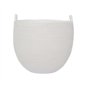 Deco pot Honey White- ST