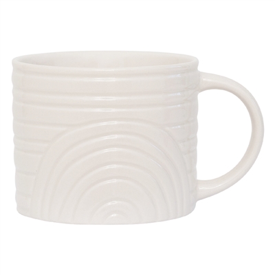 Mug Tazza Lines White - White- ST - White