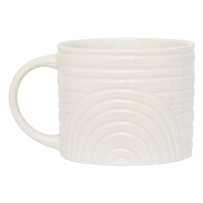 Mug Tazza Lines White - White- ST - White - Imagen 2
