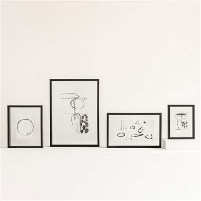 Photo Frame Floating Minimalism Black, L - Black - Imagen 2