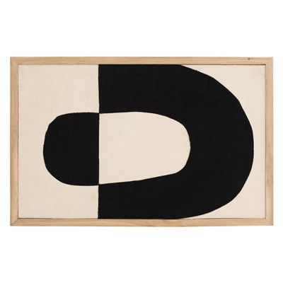 Wall Decorativer Ocaso B - ST - Black / Natural