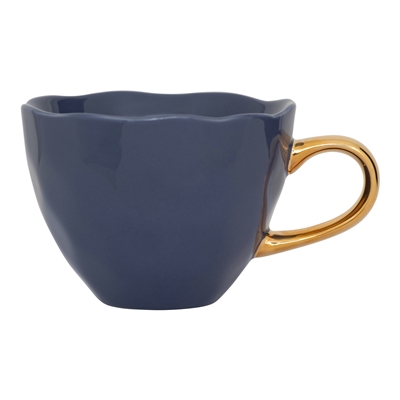 Good Morning Cup Tea Purple Blue - ST - Purple Blue
