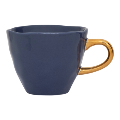 Good Morning Cup Coffee Purple Blue - ST - Purple Blue
