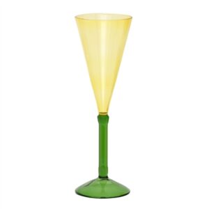 Champagne Flute, set of 2, in Gift Pack- ST - Yellow