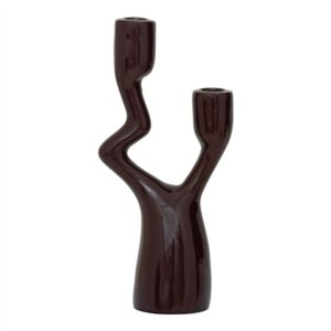 Candle Holder Adora Brown Fudge - Fudge - Fudge