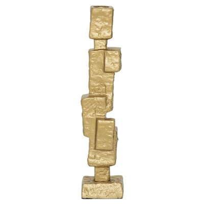 Candle Holder Mona- ST - Gold - Gold