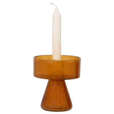 Candle Holder Cody, Inca Gold - Tan - Imagen 4