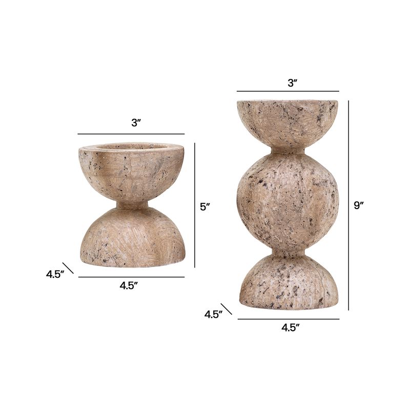 Alodia Candleholders -Set 2 - Imagen 3
